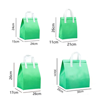 Sac isotherme imperméable non tissé avec doublure en aluminium pour la livraison de repas de restaurant