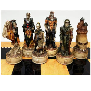 Skeleton Slayer Fantasy-juego de ajedrez para hombre, diseño gótico, Calavera - Product Image 1