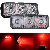 Arpón pequeño de alta potencia, 3 cuentas, luz LED de circulación diurna, foco de señal de giro brillante para coches y motocicletas, luz de trabajo