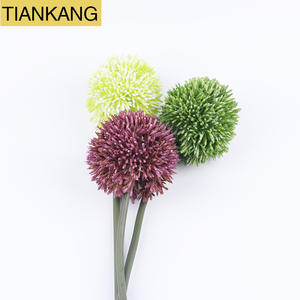 Fleurs artificielles en gros, fleurs d'<span class=keywords><strong>allium</strong></span> artificielles, boule de fleurs en plastique - Product Image 3
