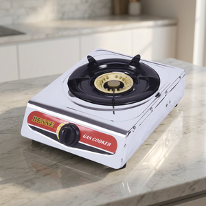 Cuisinière portable à trois brûleurs en acier inoxydable, cuisinière au propane GPL avec allumage électronique et commande par bouton pour la maison, l'extérieur et la voiture - Product Image 2