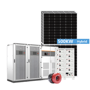 Système solaire hybride tout-en-un 300 kW pour conteneur, hors réseau, avec panneaux solaires commerciaux <span class=keywords><strong>et</strong></span> système de stockage d'énergie 500 kW pour ferme - Product Image 1