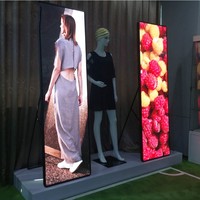 P2.5 Envisual 640mm x 1920mm WiFi 4G Control Indoor LED Mirror Screen Display Digital Signage Advertising Board LED Poster