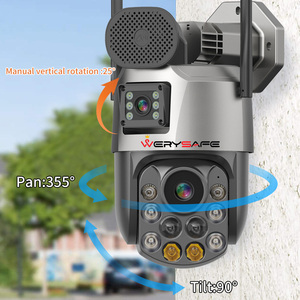 Werysafe 2024 ống kính kép ngoài trời 6MP PTZ máy ảnh 500m NVR dự án 36x Zoom <span class=keywords><strong>Wifi</strong></span> tầm nhìn ban đêm cho Multi-Cam hệ thống dữ liệu thẻ - Product Image 3