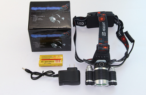 30W <span class=keywords><strong>XML</strong></span> <span class=keywords><strong>T6</strong></span> 3000 Lumen có thể sạc lại Zoom không thấm nước Led Đèn Pha cho cắm trại đi bộ đường dài đi bộ cơ thể nhôm AA pin - Product Image 6