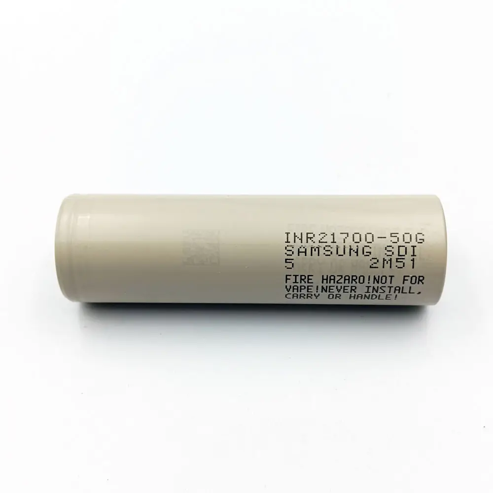 100% original INR21700 50G 5000mAh 10A Baterías recargables de iones de litio 50E 50G 21700 de Samsung