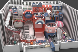 660sqm 3.4m Commercial Kids Play Area Inside Playground Equipment Indoor Park Soft Play Indoor Playground Equipment for Children - Product Image 1