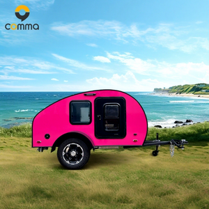 Aluminio ligero RV caravana pequeños remolques de viaje lágrima <span class=keywords><strong>Camper</strong></span> remolque <span class=keywords><strong>para</strong></span> <span class=keywords><strong>bicicleta</strong></span> - Product Image 1