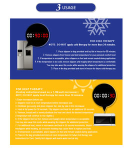 Nuevo diseño de auto-adhesivo de lana de poliéster de refrigeración gel pad pierna no-calor térmico bolsa para el dolor en la pierna alivio - Product Image 6