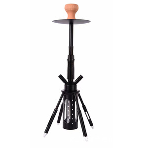 Ensemble de fumage de table en vente chaude, ensemble de chicha avec logo personnalisé, <span class=keywords><strong>bouteille</strong></span> de chicha avec lumière LED pour chicha - Product Image 6