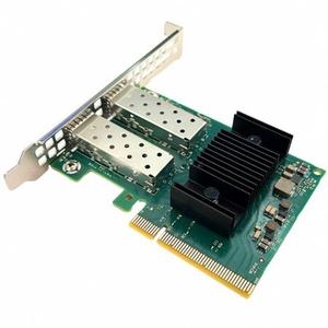 Tarjeta Adaptadora de Red Ethernet de Alto Rendimiento con Doble Puerto 25GbE SFP28 PCIe Gen4 X8 para Servidores de Centros de Datos HPC "MCX631102AN-ADAT" - Product Image 1