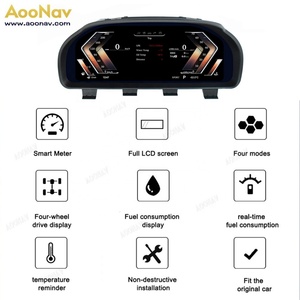 จอ LCD ดิจิตอลในรถยนต์สำหรับ BMW ซีรีส์ 5 F10 F11 F18 GT ซีรีส์ 6 ซีรีส์ 7 F01 F02 F03 ปี 2013-2019 เครื่องเล่นสเตอริโอพร้อมมาตรวัดความเร็วบนแผงหน้าปัด - Product Image 3