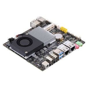 เมนบอร์ดอุตสาหกรรม Qotom MB2U246-0500 Haswell Broadwell Nano ITX พร้อมพอร์ต LAN คู่ 4 COM 6 USB รองรับจอภาพคู่ 12V - Product Image 1