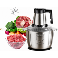 Machine à hacher multifonctionnelle pour la cuisine, hachoir à viande électrique de grande capacité 5l pour un usage domestique