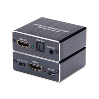 HD MI + 3.5 Séparateur audio 4K Fibre spdif décodeur audio/vidéo 5.1 Convertisseur de décodage