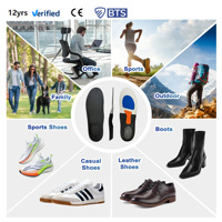 Semelles orthopédiques BENYI E01 EVA avec soutien de la voûte plantaire, absorption des chocs, confort doux, coussinets pour chaussures de sport, baskets et chaussures de tous les jours, découpe personnalisée OEM