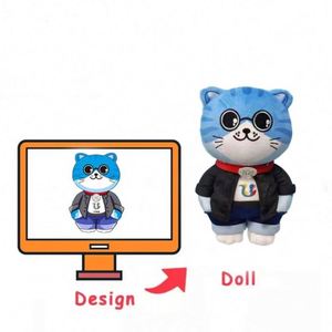 Cartoon Stray Kids <b>Plush</b> Figure Stuffed Dolls with PP Cotton Filling Birthday Gift for Kids - Product Image 1
