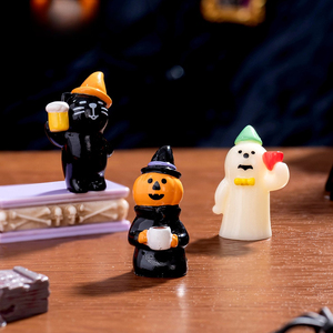 Micro paisaje Halloween <span class=keywords><strong>vampiro</strong></span> calabaza fantasma resurrección fantasma Festival Horror resina ornamento hogar Mesa ornamento - Product Image 4