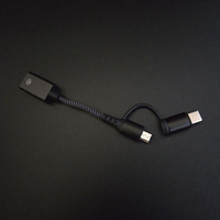 Kipas USB Radiator Keyboard Kartu Memori Pembaca Kartu Hard Disk Drive Mobile Kabel Micro USB Tipe C OTG 3 in 1