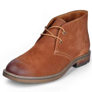 <span class=keywords><strong>Botas</strong></span> de Trabajo Ark Bird Casuales de Piel Auténtica de Ante Vacuno con Cordones Delanteros Antideslizantes y Cálidas para <span class=keywords><strong>Hombre</strong></span>, Talla Grande, Transfronterizas - Product Image 2