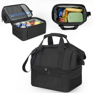 Borsa Termica a Doppio Strato in Oxford 600D, Borsa Termica 2-in-1 per Picnic, Spiaggia, Campeggio e <span class=keywords><strong>Viaggi</strong></span>, Fabbrica Certificata BSCI - Product Image 3