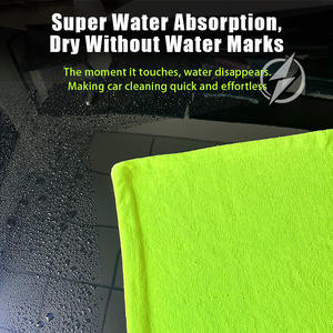 सूक्ष्म फाइबर तौलिया कम ढेर मानक लागू करें सीलेंट मोम साफ कार इंटीरियर की सतहों नो वीव कार सफाई - Product Image 3