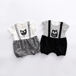 Boutiques pour bébés Offre Spéciale tricoté Gentleman Bonds Baby Rompers pour nouveau-nés - Product Image 1