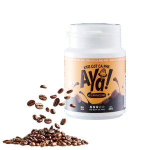 Fábrica vietnamita de bajo precio Cappuccino Flavored Coffee Candy Botella de ahorro de tiempo Embalaje Muestra gratis Variedad de sabores - Product Image 1