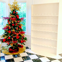 Support de présentation de champagne personnalisé pour mariage, mur de champagne, porte-gobelets, banquet, hôtel, fête, événement commercial, casier à vin