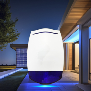 5c-100 âm thanh cao thông thường báo động còi báo động nhấp nháy 220VAC nhà ngoài trời hệ thống an ninh ABS nhựa <span class=keywords><strong>IP</strong></span> Mạng pin Powered - Product Image 4