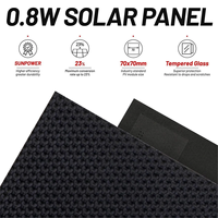 Panneau solaire mini ultra-fin 0,1W 0,8W 1W, tension personnalisée, petit module solaire SMT, panneau solaire micro OEM pour projets électroniques