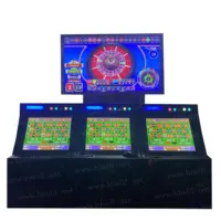 Pop süper Mega 3 oyuncu elektronik akıllı rulet 37 veya 38 delikli duvar rulet makinesi