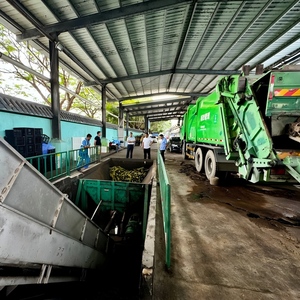 Équipement de décomposition automatique des déchets alimentaires XY-30 30 kg, machine à compost haute efficacité pour cuisine scolaire - Product Image 5