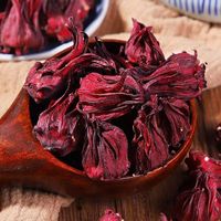 Fleurs d'hibiscus séchées en vrac, très demandées, spécialité Roselle, thé en fleurs santé, thé en vrac, sachet de thé brut, Hibiscus Sabdariffa