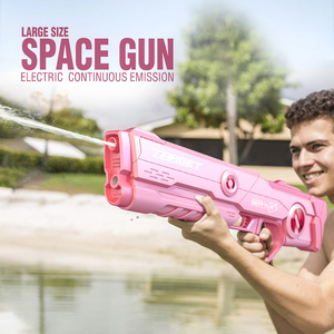 Di alta qualità in plastica rosa pistola elettrica per schizzi d'acqua a prova di perdite reali dall'aspetto di grandi dimensioni adulti colorati sia uomini che donne CPC - Product Image 2