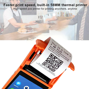 Máy In Hóa Đơn POS Máy Quét Mã Vạch <span class=keywords><strong>Android</strong></span> 8.1 1D/2D Thiết Bị Đầu Cuối PDA Cầm Tay - Product Image 4