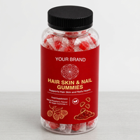 Bonbons gélifiés moelleux aux saveurs de fruits premium avec mélange botanique, emballage en conteneur scellé pour une utilisation quotidienne pratique.