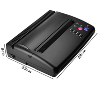 Mesin Printer tato sementara portabel, mesin cetak termal tato A4