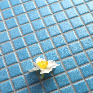 Precio de Fábrica, Mosaico Cerámico Antideslizante Esmaltado <span class=keywords><strong>1x1</strong></span>, Color Sólido, para Baño, Estilo Vintage, Económico, para Piscina, Exterior - Product Image 3