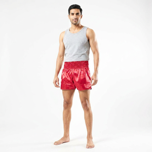 Martial Arts Wear New Design Elastic Waist Muay Thai Shorts Latest Quality Kickboxing Muay Thai Shorts - Product Image 1