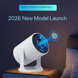 Projecteur LCD portable miniature HY300PRO+ pour la maison, Android 11, 1080P, cinéma intelligent, multimédia, jeux, lampe LED intégrée - Product Image 4