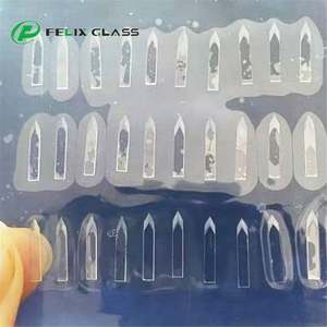 Lames en verre saphir personnalisées pour la dermatologie et les implants folliculaires, haute transparence, dureté 9 Mohs, outils chirurgicaux anti-impact - Product Image 1