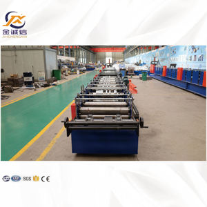Automatische Maßgeschneiderte Wasserrinne-Rollformmaschine Neues Design Verzinkte Regenrinnen-Herstellungsmaschine - Product Image 4
