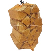 WEINONG HDPE Leno Mesh Bag Heavy Duty Reusable for Firewood Log Timber Packaging Custom Size and Color