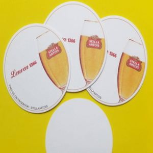 Custom Brand Printing Colorful Cup Holder <b>Pad</b> Kraft <b>Paper</b> Offset <b>Paper</b> Coated <b>Paper</b> Label for Cups - Product Image 3