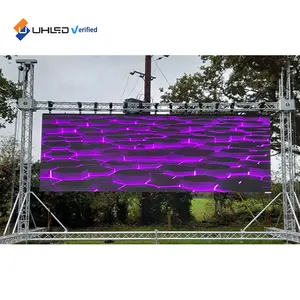 UHLED yüksek performans LED ekran 500mm x 1000mm su geçirmez açık video duvar kiralama büyük led ekran