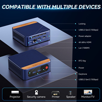 Mini PC SOAYAN MN-N1 de Cuatro Núcleos, Nuevo Intel Alder Lake N100, 8GB/16GB DDR4, SSD de 2TB, WiFi 6, BT5.2, Windows 11 Pro, Garantía de 3 Años