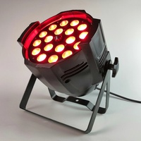Projecteurs PAR Zoom 18x15W de haute qualité RGBWA UV 6 en 1 pour DJ, discothèque, événements, éclairage de scène LED, éclairage RDM