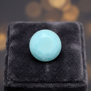 Piedras preciosas sueltas de alta calidad, corte brillante de 4mm, pulido fino, azul Natural/rosa/amarillo/aguamarina/Calcedonia verde, certificado IGI para - Product Image 4