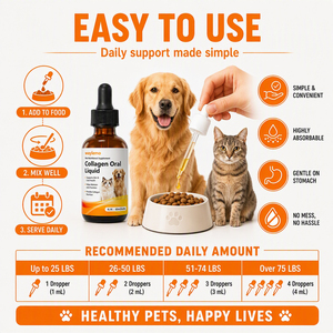 Waylemo Liver and Kidney Support Liquid for Senior Dogs <strong>Cats</strong> Hepatic <strong>Renal</strong> Health Blood Function 60ml Dropper Bottle - Product Image 5